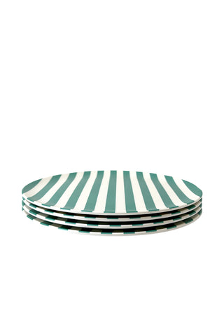 Green Stripe Side Plate