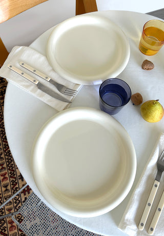 Rolli Dinner Plate in Cream - Set of 4