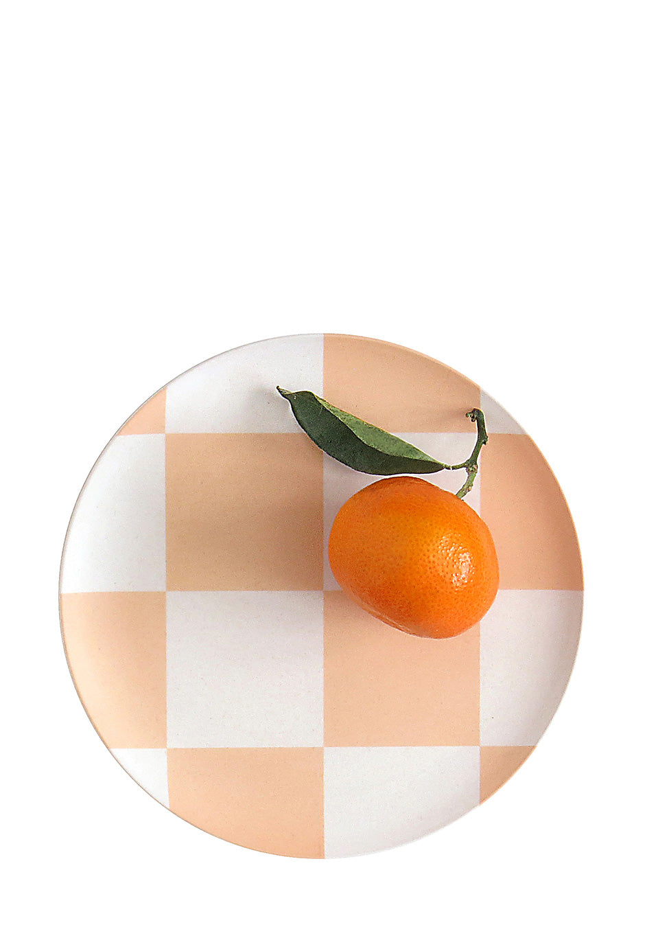 シングルチャイルミブレード Pink Check Side Plate – Xenia Taler