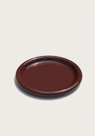 Rolli Dinner Plate in Chocolate - Set of 4