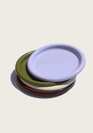 Rolli Dinner Plates in Assorted Colours - Set of 4