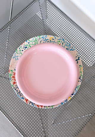 Rolli Side Plate in Pink - Set of 4