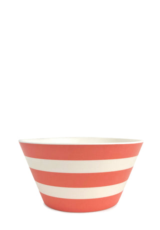 Stripe Bowl Red - Set of 4