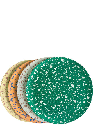 Terrazzo Side Plates Assorted - Set of 4