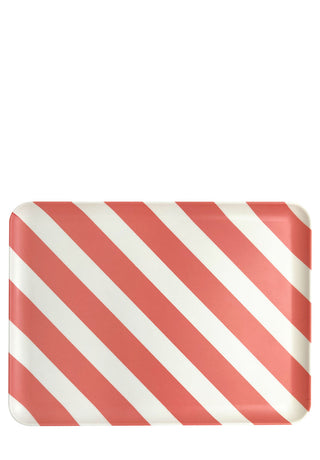 Red Stripe Tray
